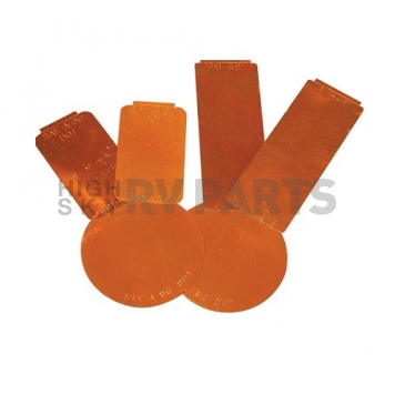 Reflector Spitfire Amber Lens Without Housing Self Adhesive