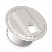 RV Designer Electric Cable Hatch, Non Lockable, Accepts Up To 30/50 Amp Cords