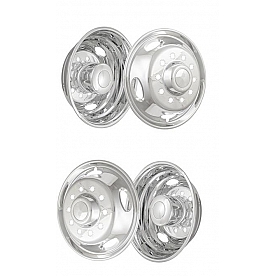 Coast To Coast Wheel Simulator ABS Plastic Front And Rear - Set Of 4 - IWCN195605P