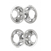 Coast To Coast Wheel Simulator ABS Plastic Front And Rear - Set Of 4 - IWCN3279