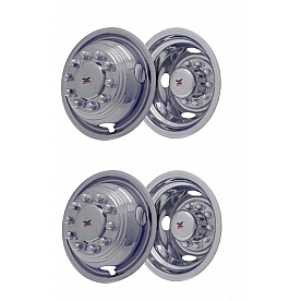 Coast To Coast Wheel Simulator Stainless Steel Front And Rear - Set Of 4 - IWCN816F10