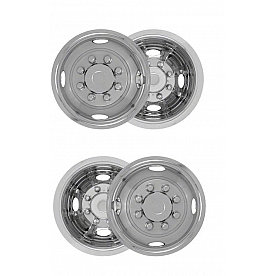 Coast To Coast Wheel Simulator Stainless Steel Front And Rear - Set Of 4 - IWCN816X