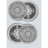 Coast To Coast Wheel Simulator Stainless Steel Front And Rear - Set Of 4 - IWCN817XN