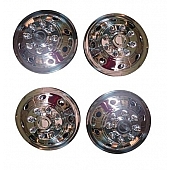 Coast To Coast Wheel Simulator Stainless Steel Front And Rear - Set of 4 - IWCN16F92
