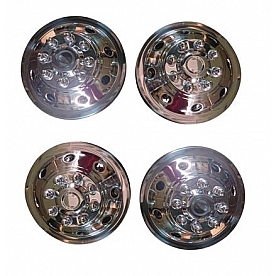 Coast To Coast Wheel Simulator Stainless Steel Front And Rear - Set of 4 - IWCN16F92