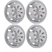 Phoenix USA Wheel Simulator Stainless Steel Front And Rear 17 Inch - 8 Lug Set Of 4 - QL74