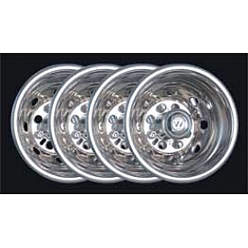 Wheel Master Wheel Simulator Stainless Steel Front And Rear - Set of 4 - 160FOJ 