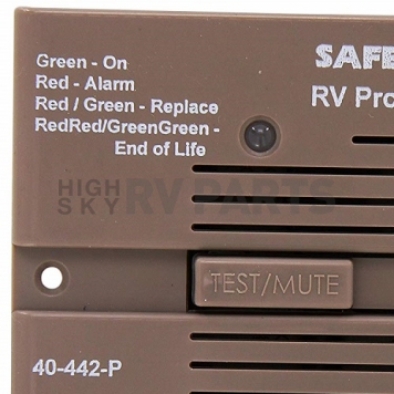 Safe-T-Alert Propane Leak Detector 40 Series - Flush Mount Brown 40-442-P-BR -1