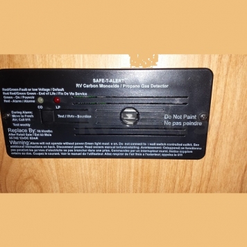 Safe-T-Alert Carbon Monoxide Detector - Flush Mount Black - 35-742-BL-5