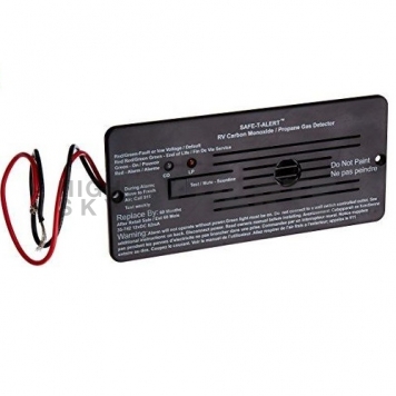Safe-T-Alert Carbon Monoxide Detector - Flush Mount Black - 35-742-BL-4