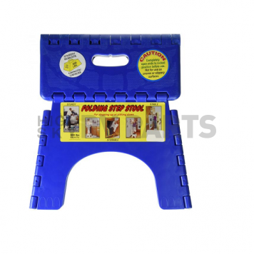 B&R Plastics E-Z FOLDZ Step Stool - 9 inch Blue 101-6B-4
