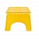 B&R Plastics E-Z FOLDZ Step Stool - 9 inch Yellow 101-6Y