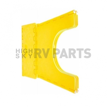 B&R Plastics E-Z FOLDZ Step Stool - 9 inch Yellow 101-6Y-7