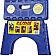 B&R Plastics E-Z FOLDZ Step Stool - 9 inch Sapphire Blue 101-6SB