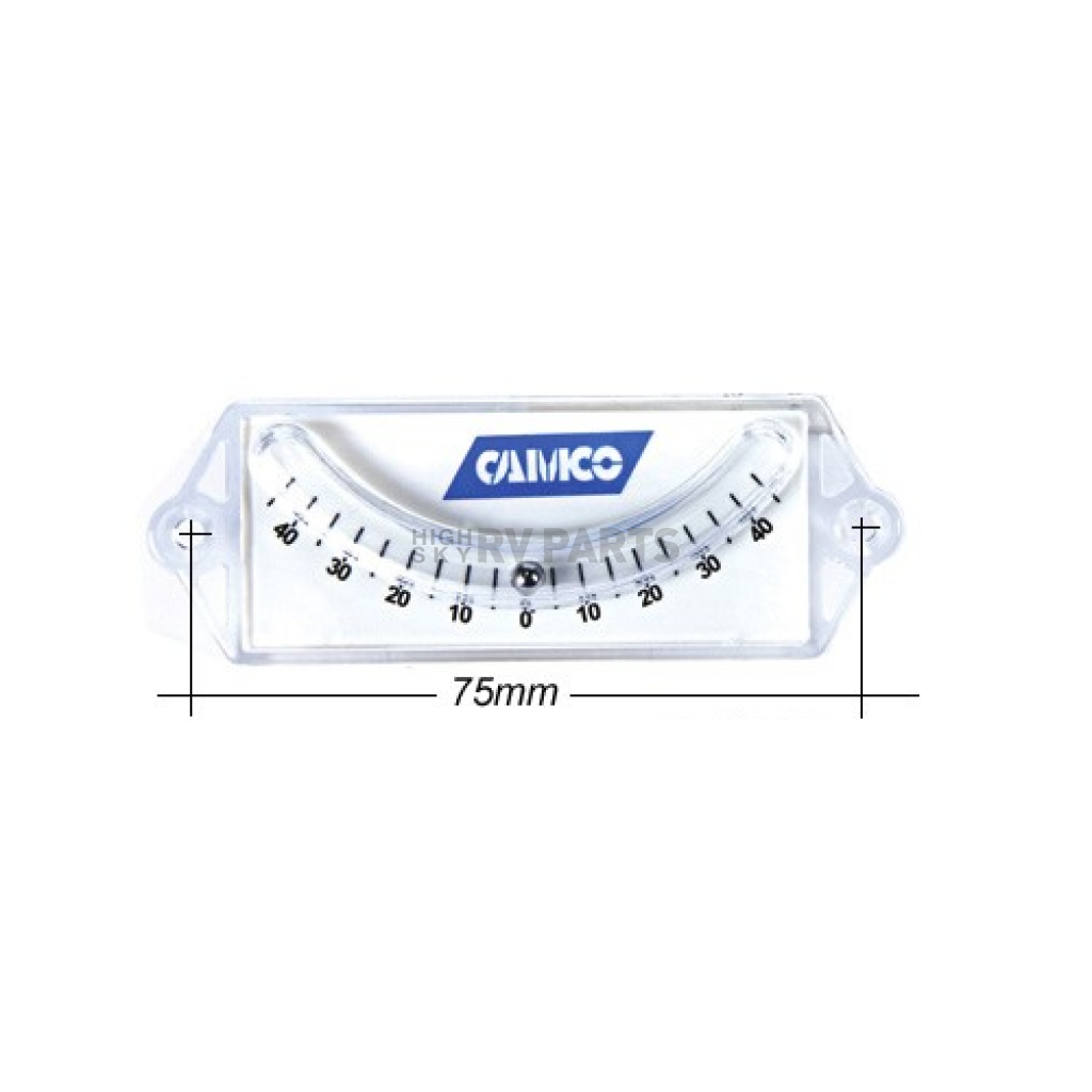 Camco 25553 Curved Ball RV Level, White