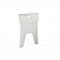 B&R Plastics Step Stool - Folding Neat Seat 15" White  152-6WH