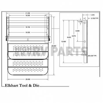 Elkhart Tool and Die Tool and Die 4 Manual Folding Entry Step 24''-4