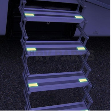 Torklift Entry Glow Step - 4 Manual Folding Steps 8 inch - A7804-1