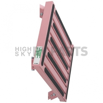 Aluminum Step Stool with Adjustable Leg 14 Inch x 11 Inch - Pink - S-07C-P-5