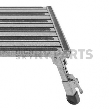 Extra Large Aluminum Step Stool With Adjustable Leg 16″ x 24″ - Gray XLA-09C-G-5