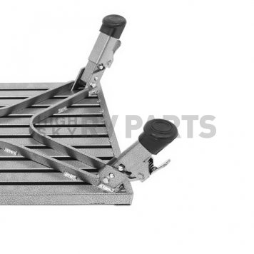 Extra Large Aluminum Step Stool With Adjustable Leg 16″ x 24″ - Gray XLA-09C-G-6