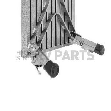 Extra Large Aluminum Step Stool With Adjustable Leg 16″ x 24″ - Gray XLA-09C-G-8