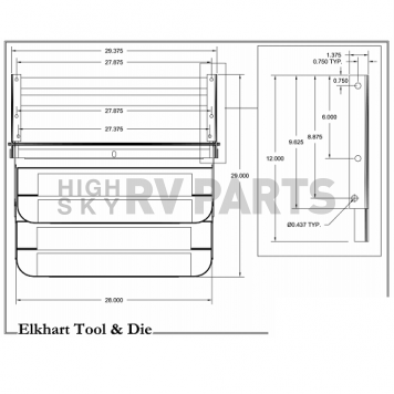 Elkhart Tool and Die  Manual Folding Entry Step 28''-3