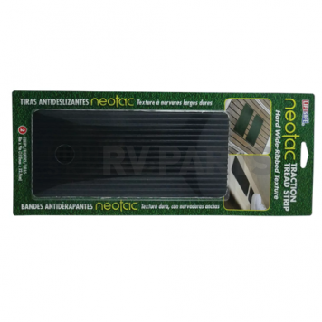 NeoTac Grip Tape Black 4'' x 9'' for RV Steps - Pack Of 2-1