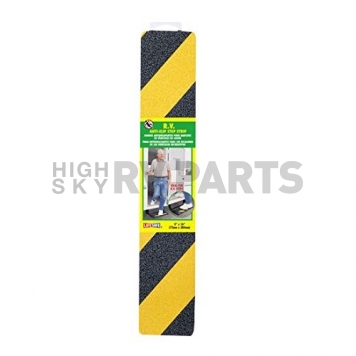 Grip Tape for RV Steps Yellow and Black 3'' x 16'' -1