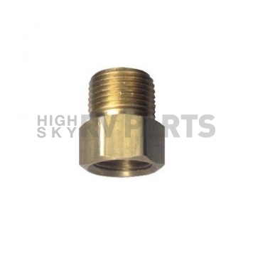 JR Products Propane Adapter Fitting 1/4 inch Inverted Flare x 1/4 inch MPT - Brass-3