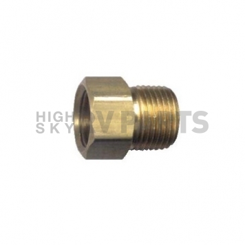 JR Products Propane Adapter Fitting 1/4 inch Inverted Flare x 1/4 inch MPT - Brass-4