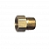 JR Products Propane Adapter Fitting 1/4 inch Inverted Flare x 1/4 inch MPT - Brass