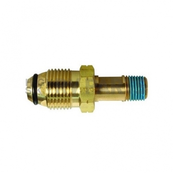 JR Products RV Propane Adapter Fitting 1/4 inch MPT x POL - Brass-2