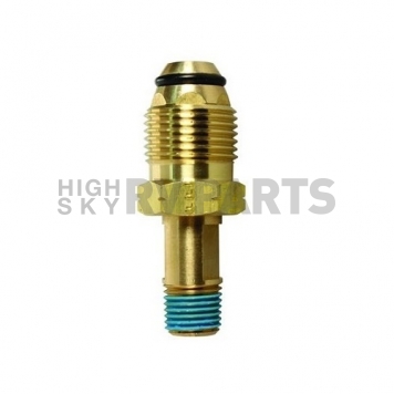 JR Products Propane Adapter Fitting 1/4 inch MPT x Male POL - Brass-5