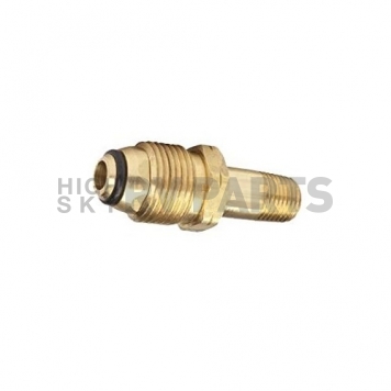 JR Products RV Propane Adapter Fitting 1/4 inch MPT x POL - Brass-6