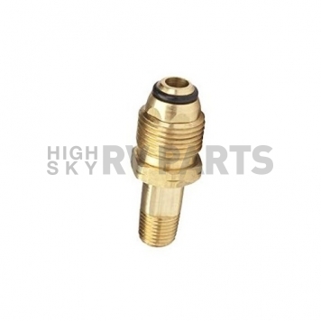JR Products Propane Adapter Fitting 1/4 inch MPT x Male POL - Brass-7