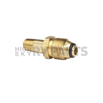 JR Products Propane Adapter Fitting 1/4 inch MPT x Male POL - Brass-4
