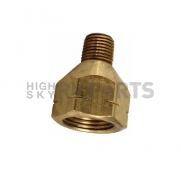 JR Products Propane Adapter Fitting 1/4 inch MPT x Female POL - Brass-1