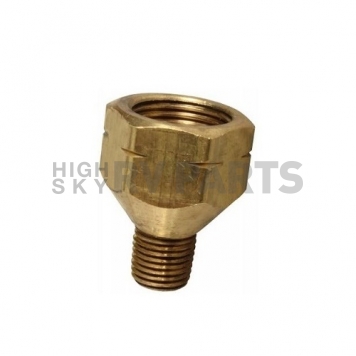 JR Products Propane Adapter Fitting 1/4 inch MPT x Female POL - Brass-5