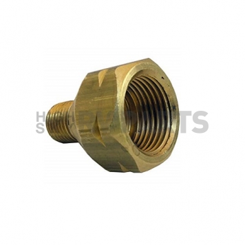 JR Products Propane Adapter Fitting 1/4 inch MPT x Female POL - Brass-2
