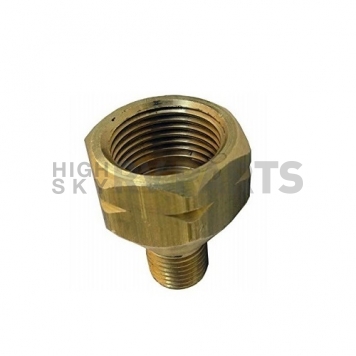 JR Products Propane Adapter Fitting 1/4 inch MPT x Female POL - Brass-4