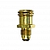 JR Products Propane Adapter Fitting Female Quick Connect x Male POL - Brass