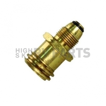 JR Products Propane Adapter Fitting Female Quick Connect x Male POL - Brass-5