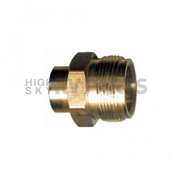 Marshall Excelsior Propane Adapter - Brass Female Threads  Male Threads - ME492P-5