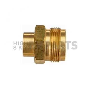 Marshall Excelsior Propane Adapter - Brass Female Threads  Male Threads - ME492P-8
