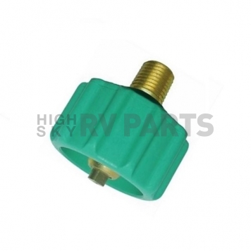 JR Products Propane Hose Connector 1-5/16 inch F ACME Quick Connect x 1/4 inch MPT-4