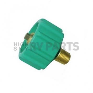 JR Products Propane Hose Connector 1-5/16 inch F ACME Quick Connect x 1/4 inch MPT-5