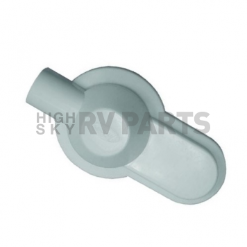 JR Products Propane Vertical Regulator Cover - White Plastic - 07-30295-7