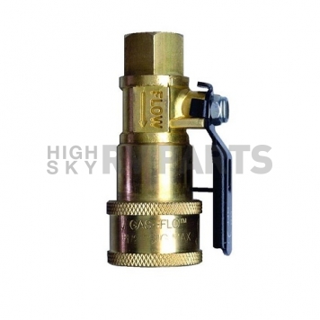 JR Products Gas Flo Shut Off Valve - 1/4 inch FPT x Female Quick Disconnect-1