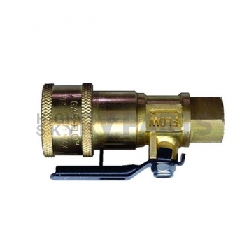JR Products Gas Flo Shut Off Valve - 1/4 inch FPT x Female Quick Disconnect-2